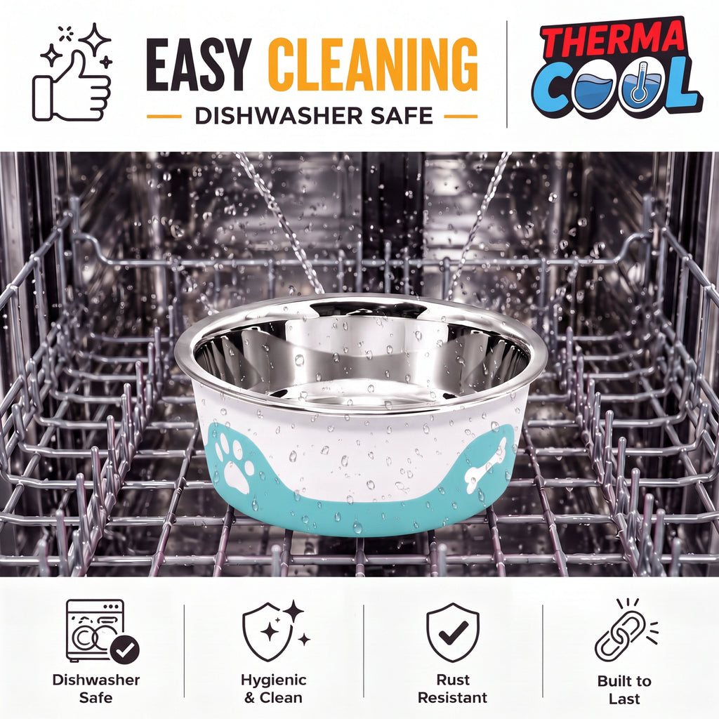 ThermaCool Dog Bowl - Azure Blue