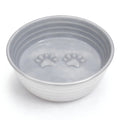 The Poppy Collection Dog Bowl - Grey