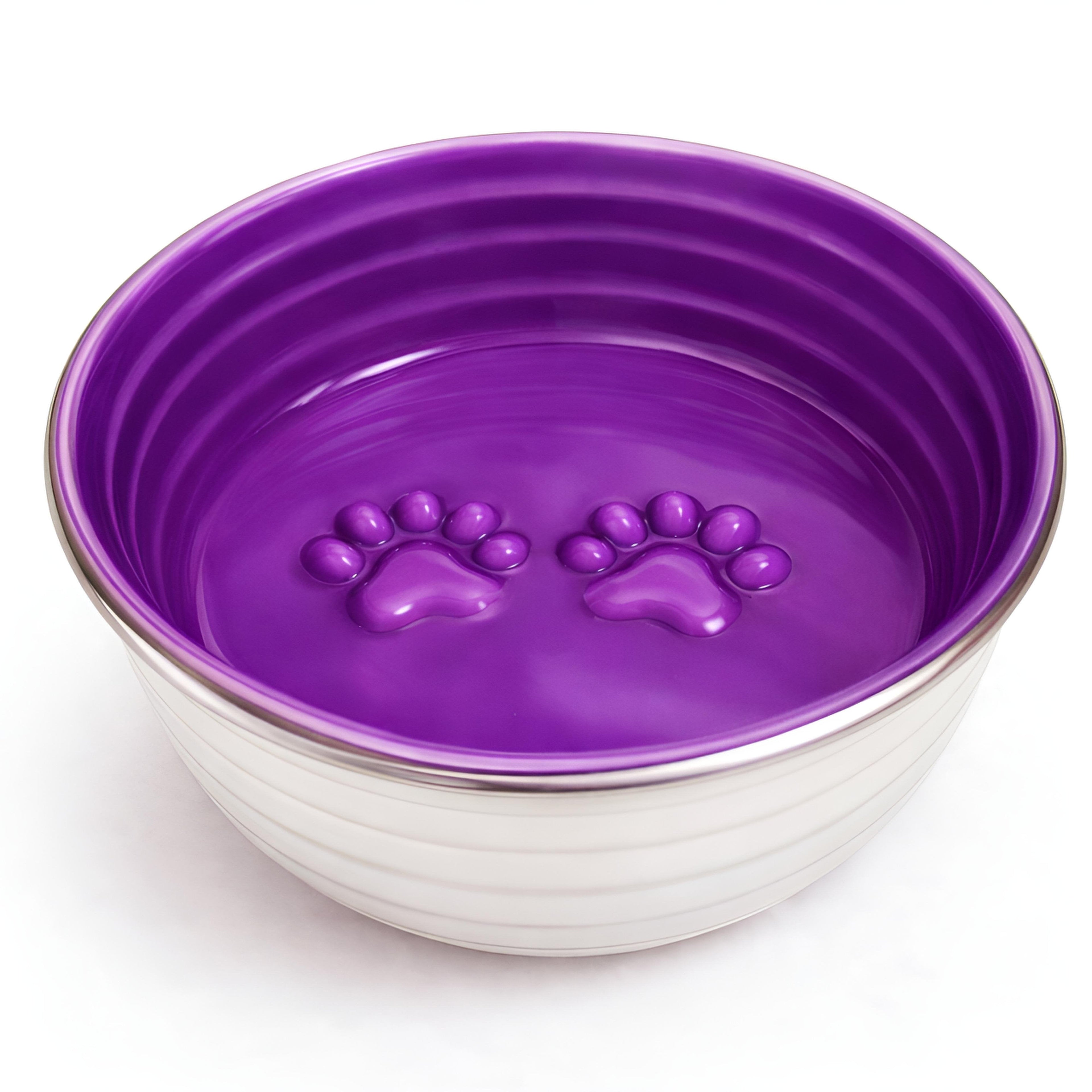 The Poppy Collection Dog Bowl - Violet