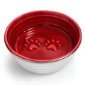 The Poppy Collection Dog Bowl - Red