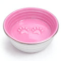 The Poppy Collection Dog Bowl - Pink