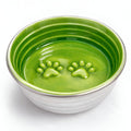 The Poppy Collection Dog Bowl - Green