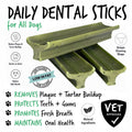 Gently Dently- Fresh Breath Mint Dental Treats for Dogs 175g
