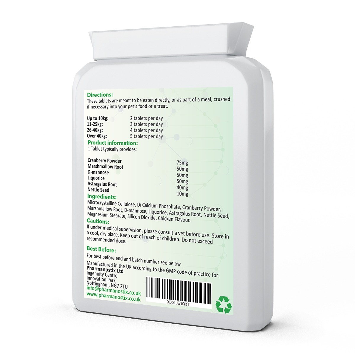 Pet Urinary Support 120 Tablets